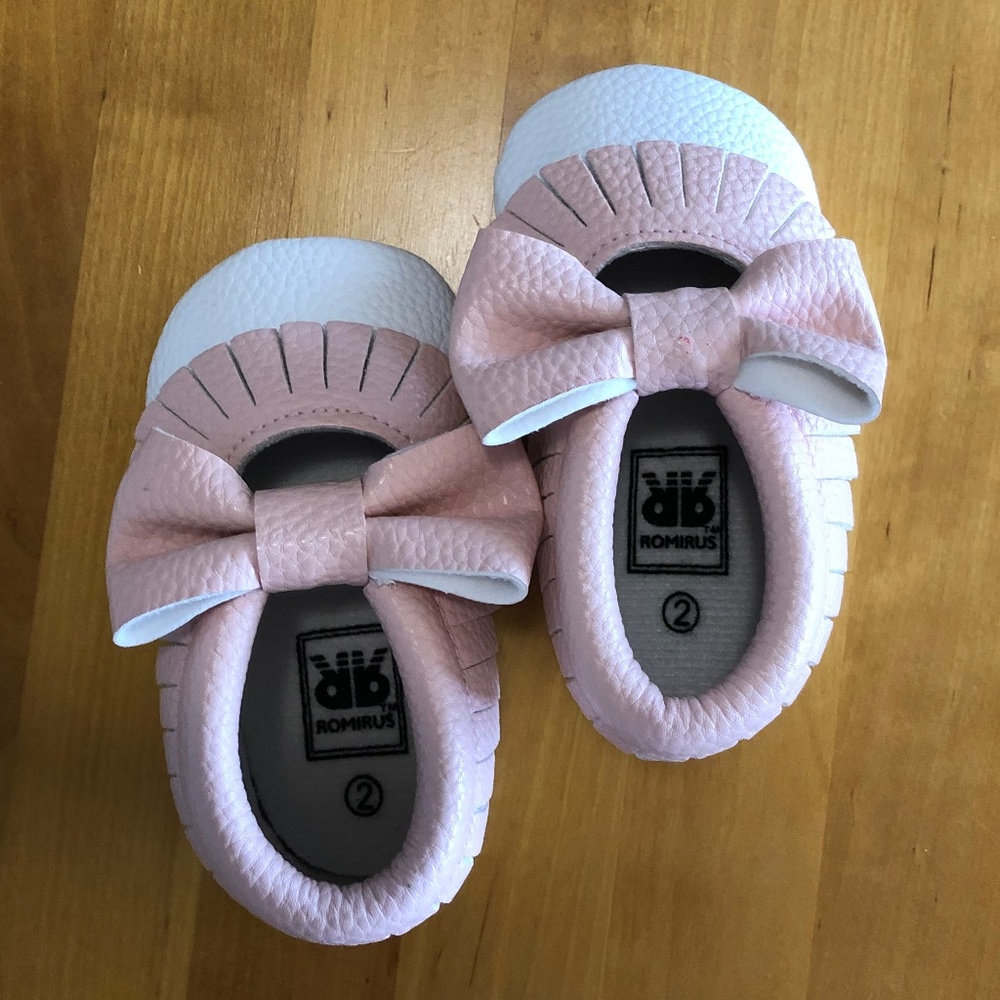 Brand New Romirus PU Leather Moccasins - Size 2